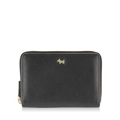 Medium black leather 'Blair' zip around purse